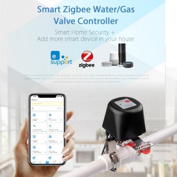 12V eWelink Zigbee Valve Smart Water/Gas Valve