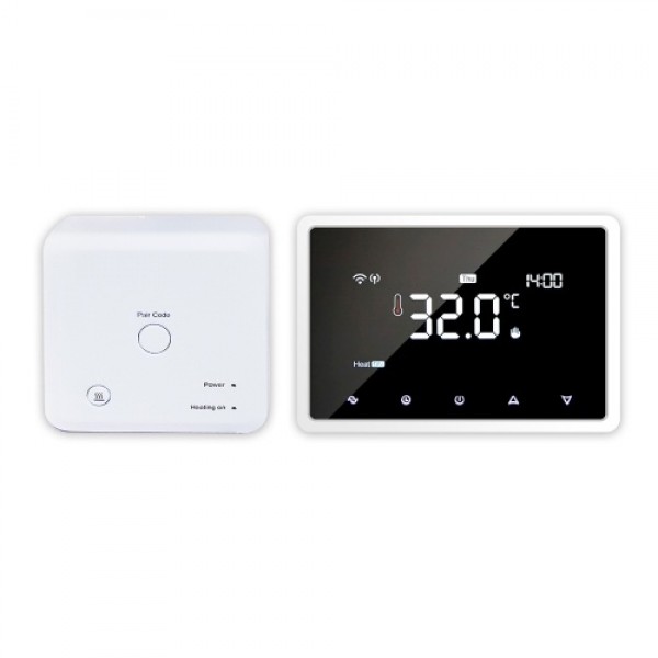 Wi-Fi Smart Thermostat Programmable Thermostat with RF Receiver Tabletop Wall-Mounted Style