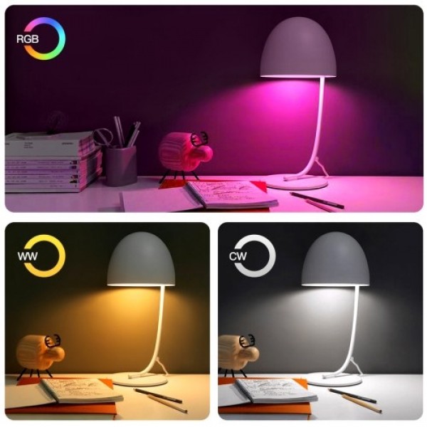 E14 Smart Bulb LED Smart Candle Bulb 5W RGB+WW+CW Support Tuya Alexa Google Home Remote Voice Control LED Dimming Lamp