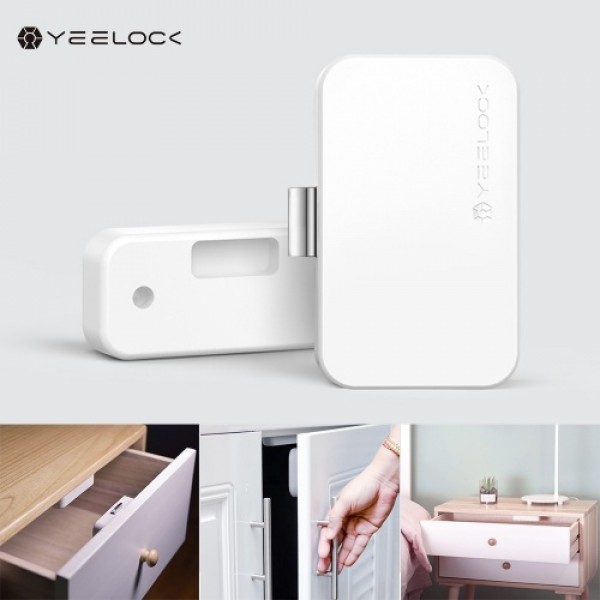 YEELOCK Smart Drawer Lock ZNGS01YSB Keyless Lock BT APP Management Anti-theft Children Safety Hidden Lock