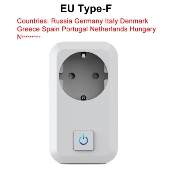 Smart WiFi Socket EU Type F Wireless Remote Control Socket