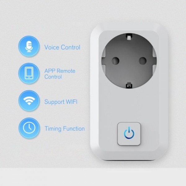 Smart WiFi Socket EU Type F Wireless Remote Control Socket