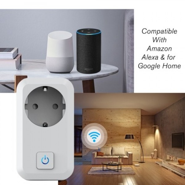 Smart WiFi Socket EU Type F Wireless Remote Control Socket