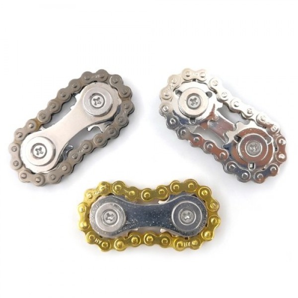 Metal Gear Bicycle Chain Decompression Fingertip Chain Gear Chain Decompression Toy