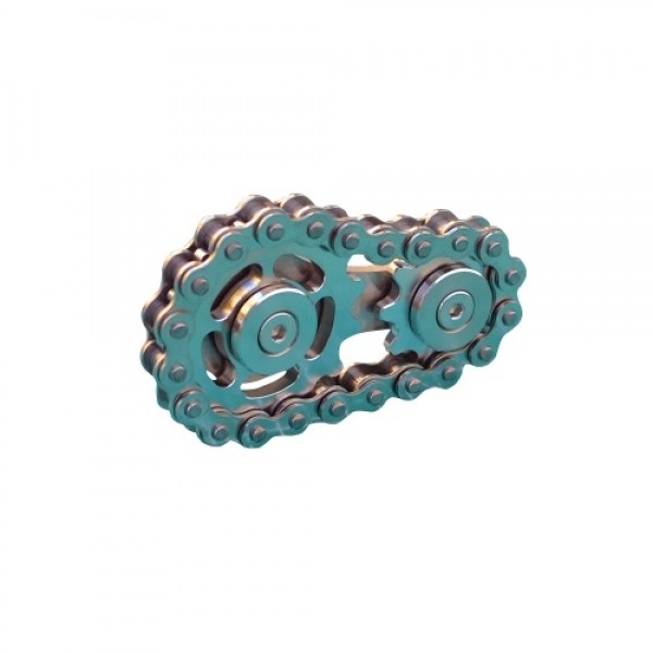 Metal Gear Bicycle Chain Decompression Fingertip Chain Gear Chain Decompression Toy（color 1）