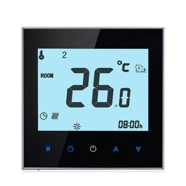 Home Programmable Thermostat with WiFi for Radiant Floor Heating System Smart Touchscreen Heat Only Thermostat with App and Voic