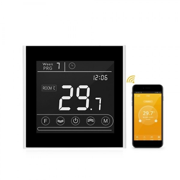 Smart Wifi Thermostat Programmable Water Heating Thermostat Temperature Controller LED Display Touchscreen Backlight Remote Cont