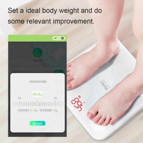 Smart Body Fat Scale BT Weight Household Electronic Scales High Precision Digital Health APP Data Analysis 23 Body Composition A