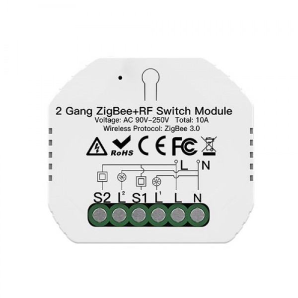 2 Gang ZigBee Switch Module