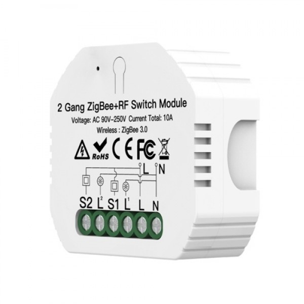 2 Gang ZigBee Switch Module