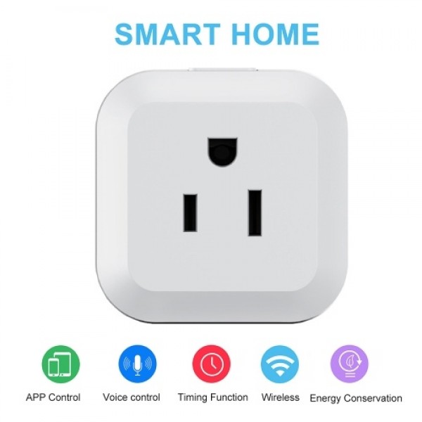 Mini Smart Plug WiFi Power Socket US Tuya APP Remote Control