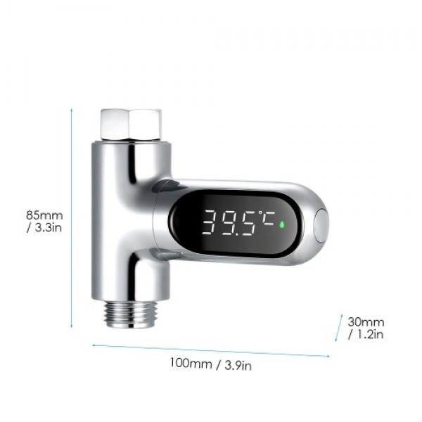 Digital Shower Thermometer ℃/℉ Bath Temperature Monitor