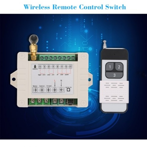 AC85-250V 10A 2CH 433Mhz Motor Remote Control Switch