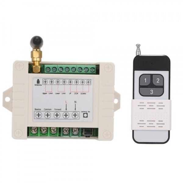 AC85-250V 10A 2CH 433Mhz Motor Remote Control Switch