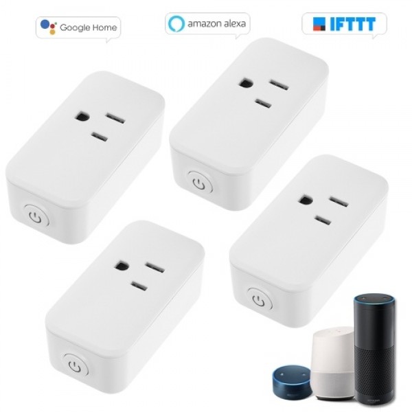 Mini WIFI Smart Socket with Bulgy On/Off Button