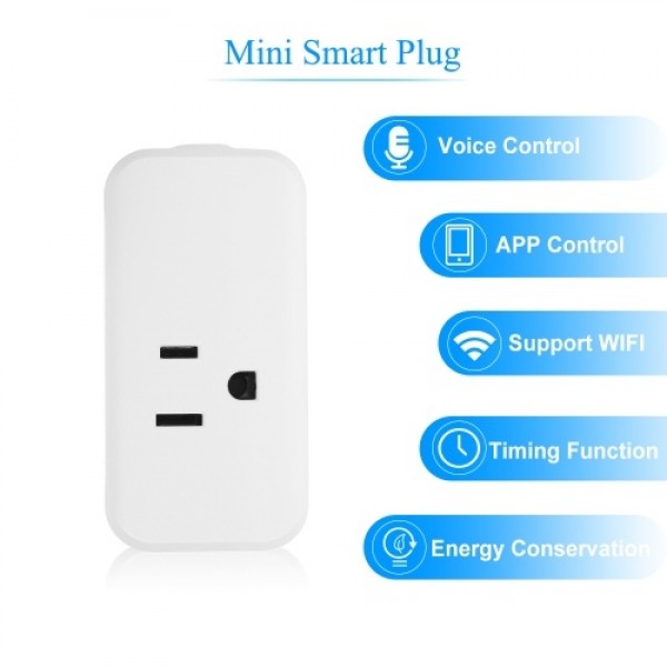 Mini WIFI Smart Socket with Bulgy On/Off Button