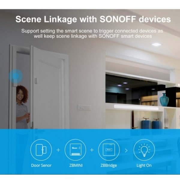 2PCS SONOFF ZBMINI Zigbee DIY Two Way Smart Switch