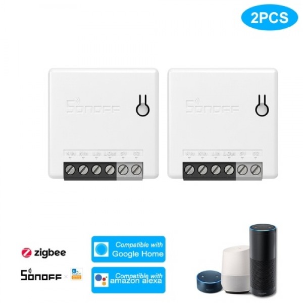 2PCS SONOFF ZBMINI Zigbee DIY Two Way Smart Switch