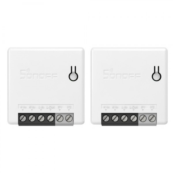 2PCS SONOFF ZBMINI Zigbee DIY Two Way Smart Switch