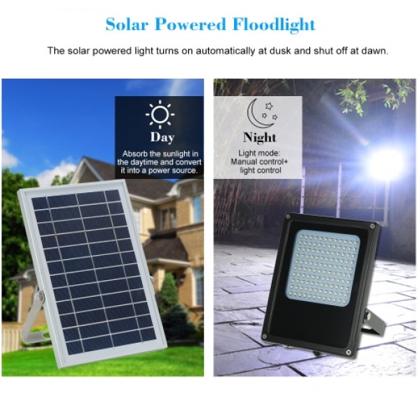 Solar Powered Floodlight 120 LED Solar Lights