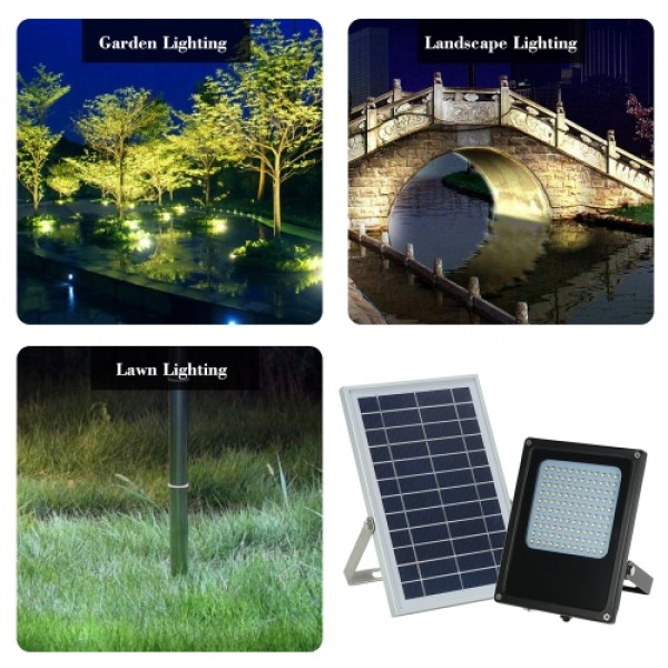 Solar Powered Floodlight 120 LED Solar Lights