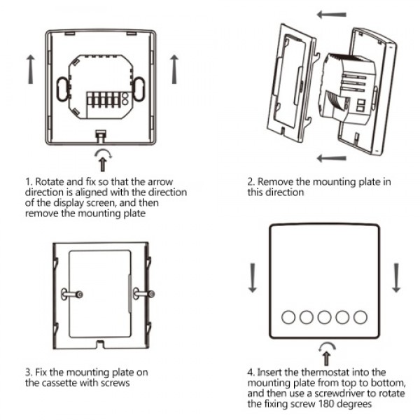 WIFI Smart Thermostat Programmable Electric Underfloor Heating Radiator Thermostat