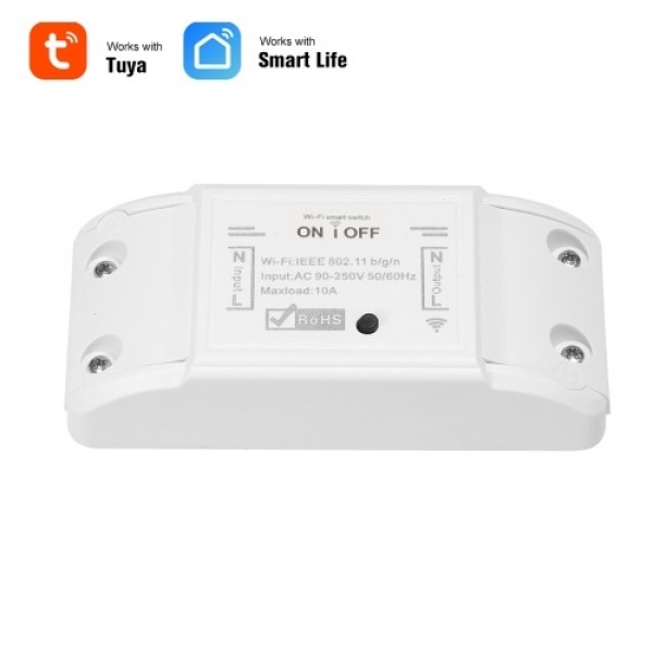 Wifi Smart Switch Compatible with Amazon Alexa &amp; for Google Home Timer