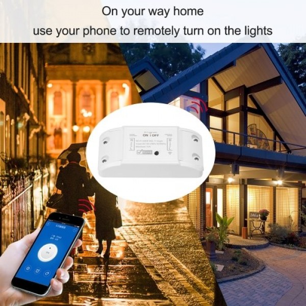 Wifi Smart Switch Compatible with Amazon Alexa &amp; for Google Home Timer