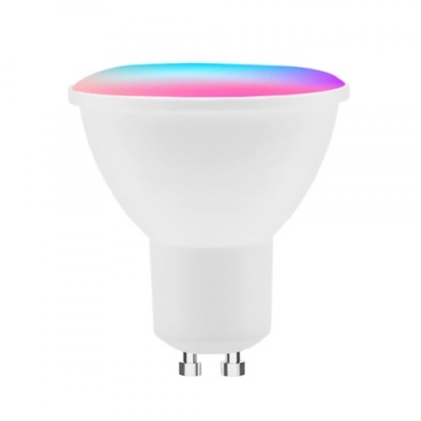 GU10 Smart Bulb LED Light Cup 5W RGB+WW+CW Support Tuya Alexa Google Home IFTTT Remote Voice Control LED Dimming Lamp