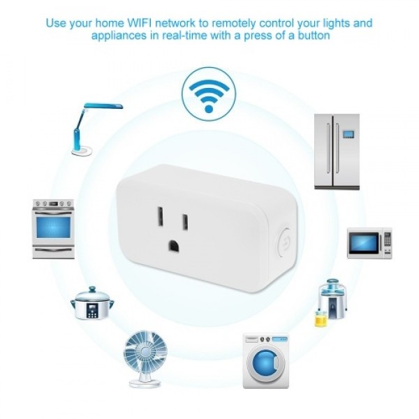 Mini Wifi Smart Socket Bulgy On/Off Button