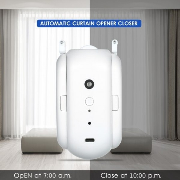 BT Automatic Curtain Opener Closer Robot Wireless Smart Curtain Motor Timer