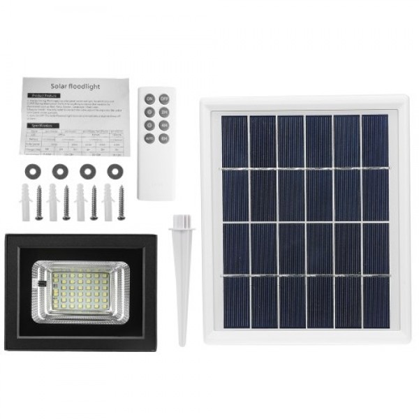 LED Solar Powered Floodlight 42LED Light Beads