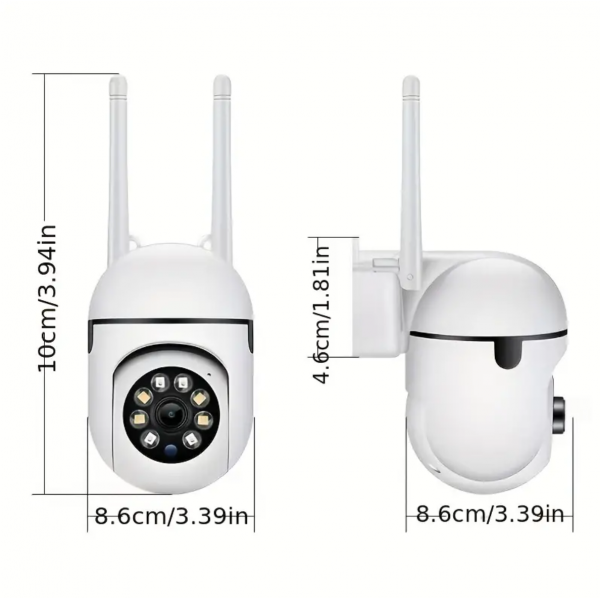 WIFI Surveillance Camera, 360 Degree Intercom 1080p High-definition Home Security Camera, Remote High-definition Night Vision Camera