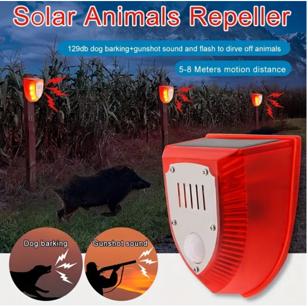 1 Set, Solar Alarm, Human Motion Sensor, Infrared Alarm, Light Solar Alarm, Solar Burglar Alarm