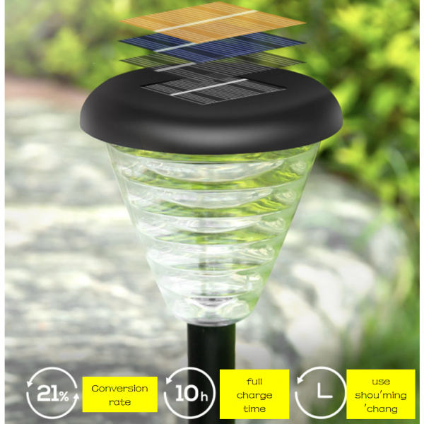 Solar lamp ground insertion garden lawn